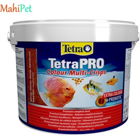 تصویر غذای تقویت رنگ ماهی تترا tetra pro colour multi crisps (فله ای) وزن 50 گرم 