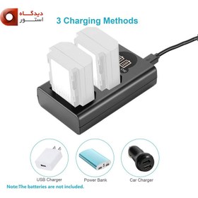 تصویر شارژر دوبل نیوور Neewer Dual USB Charger for NP-FZ100 Batteries 