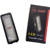 تصویر چراغ سقف اسپرت کابین پژو مدل رنگی با نوردهی قوی برای ۴۰۵ و پارس - انبه‌ای 