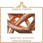 تصویر سیم مسی ارت لخت نمره ۹۵ 