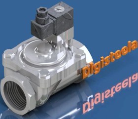 تصویر شیر سلونوئید استیل 