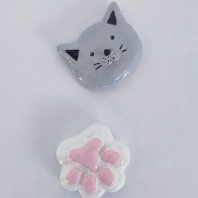 تصویر پک مگنت گربه و پنجه 