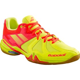 تصویر کفش بدمینتون بابولات Babolat Shadow Tour Men Phosphorus and red 