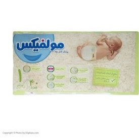 تصویر پوشک کودک مولفیکس سایز 1 بسته 40 عددی Molfix Baby Diaper Size 1 Pack of 40