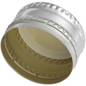 تصویر درب فلزی بطری 28 میلی متری بدون رزوه alominium lid 28 MM