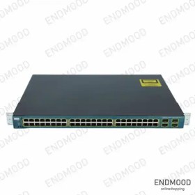 تصویر سوئیچ سیسکو مدل WS-C3560-48PS-S استوک Cisco WS-C3560-48PS-S 48Port Switch Stock