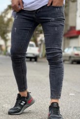 تصویر شلوار جین مردانه جذب اسکینی سایز ۳۱ رنگ آبی 