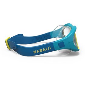 تصویر ماسک شنا نابایجی - دکتلون Nabaiji Swimming Mask - Size S - Blue - Transparent Glasses - 100 Swimdow V2 