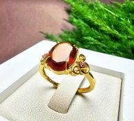 تصویر انگشتر نقره زنانه گارنت اصلی 