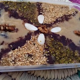 تصویر رنگینک با روغن حیوانی و مغز گردو،700گرمی 