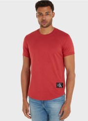 تصویر تی‌شرت یقه گرد لوگو برند calvin klein jeans Logo Crew Neck T-Shirt