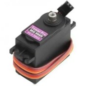 تصویر سروو موتور MG995 دنده فلزی با زاویه ۳۶۰ درجه و توان ۱۳ کیلو 