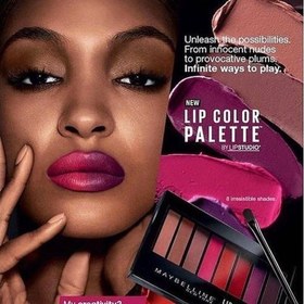 تصویر پالت رژ لب میبلین ا Maybelline Lip Color Palette Maybelline Lip Color Palette