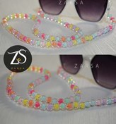 تصویر بند عینک بچگانه - قلبی با حروف انگلیسی 