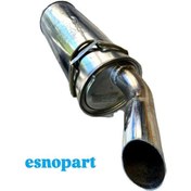 تصویر منبع اگزوز سورن توربو دهنه ۵۵ سر استیل 