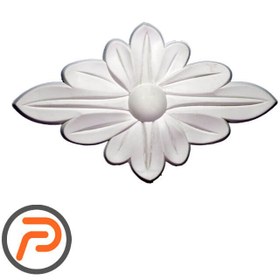 تصویر گل تزئینی طرح منبت pvc کد 136 