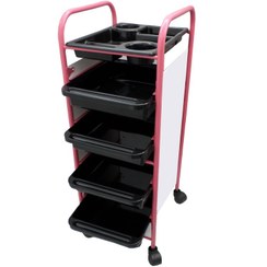 تصویر ترولی آرایشگاهی لوله ای مدل KT-90 Barber shop trolley