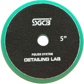 تصویر پد پولیش زبر سبز اس جی سی بی 130 میلی متری مدل SGCB RO & DA Buffing Foam Pad 5inches SGGA184 