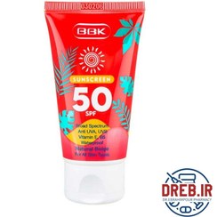 تصویر کرم ضد آفتاب بژ طبیعی ببک 50 SPF حجم 50 میلی لیتری - Bebak natural beige sunscreen 50 SPF, 50 ml volume 