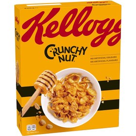 تصویر کورن فلکس عسلی کلاگز مدل کرانچی نات 375 گرم kellogg's غلات صبحانه کلاگز