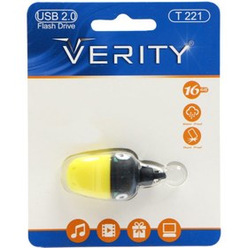 تصویر فلش مموری وریتی مدل T221 ظرفیت 16 گیگابایت ا USB 16GB Verity T221 USB 16GB Verity T221