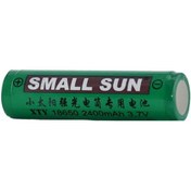 تصویر باتری لیتیوم یون اسمال سان مدل 18650 ظرفیت ۲۴۰۰ میلی آمپر 