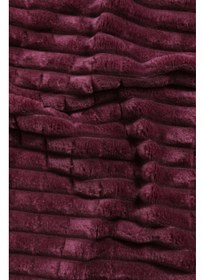 تصویر ست پتو ۳ تکه مدرن - آلوئی برند merinos Modern Line 3 Piece Blanket Set - Plum