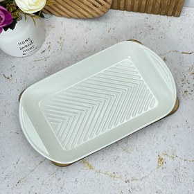 تصویر تابه منحنی گریل جنس سرامیک فر و مایکروفری