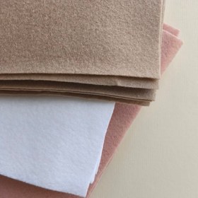 تصویر نمد ۲ میل - مربع 40.38 / سفید 