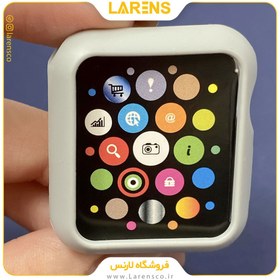 تصویر لارنس | قیمت و خرید كاور اپل واچ Luxury مدل Silicon Case سايز 42mm رنگ Gray 