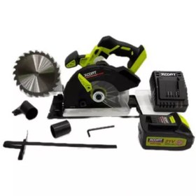 تصویر اره گرد بر شارژی 21 ولت ایکس کورت مدل XDC21-165D Xcort XDC21-165D Circular Saw 21V Plus Li-Ion 3800R-min 4000MAH