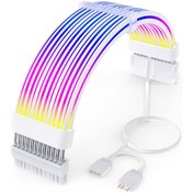 تصویر کابل اسلیو ۲۴ پین پاور به مادربرد مدل P2M ARGB 