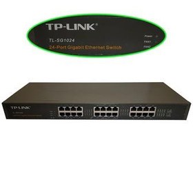 تصویر سوئیچ گیگابایت 24 پورت TPLINK SG1024 سریال 449 