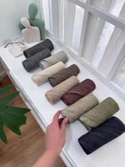 تصویر شال توری - سرمه ای 