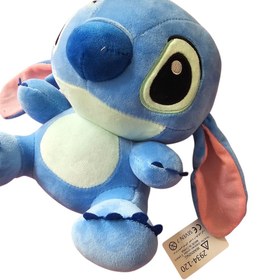 تصویر عروسک استیچ مخملی 25 سانتی‌متری 