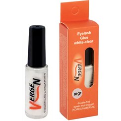 تصویر چسب مژه ورژن مدل EF105 Vergen EF105 Eyelash White Clear Glue 10gr