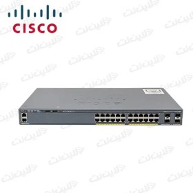 تصویر سوئیچ شبکه سیسکو 24 پورت WS-C2960X-24PS-L Cisco Switch WS C2960X 24PS L