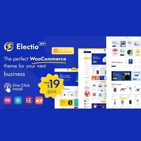 تصویر قالب ووکامرس فروشگاه الکترونیک و گجت الکتیو | پوسته Electio 