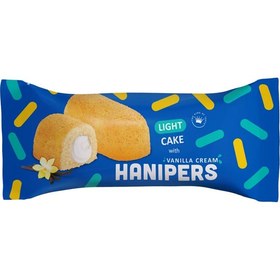 تصویر کیک وانیلی مینو با مغز کرم وانیل وزن ۳۶ گرم 