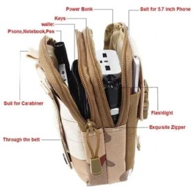 تصویر کیف کمری دوشی تاکتیکال 