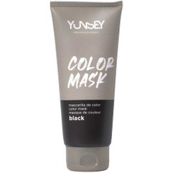 تصویر ماسک مو رنگساژ مشکی یانسی YUNSEY مدل COLOR MASK حجم 200 میل YUNSEY COLOR MASK black 200 ml