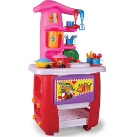 تصویر ست اسباب بازی آشپزخانه زرین تویز طرح 32 تکه مدل M4 ا Zarin Toys kitchen toy set, 32-piece design, M4 model Zarin Toys kitchen toy set, 32-piece design, M4 model