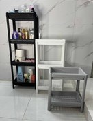 تصویر نظمدهنده|استند |شلف حمام طرح ایکیا مستطیل شکل - چهار / تیودی 