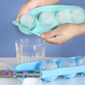 تصویر قالب یخ کروی سیلیکونی 