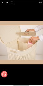 تصویر سبد رخت طرح بافت الوان alvan design clothes basket