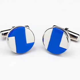 تصویر دکمه سردست لوکس حرف L 