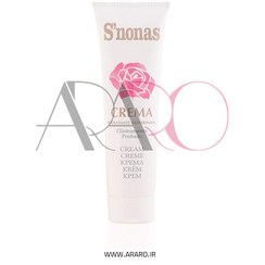 تصویر کرم تیوپی ۱۵۰میل اسنوناس حاوی گلیسرین و عصاره ی گل رز وحشی Snonas glycerin 150 ml moisturizing cream