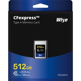 تصویر رم و رم ریدر cf express 512 wise 