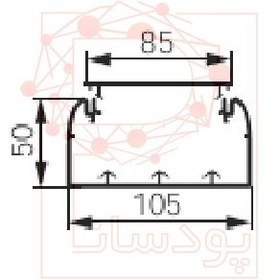 تصویر ترانک لگراند 50*105 با درب نرم 85 Trunk Legrand