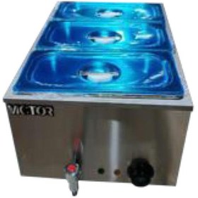 تصویر کانترگرم (هات بنماری) سه لگن ویکتور مدل js-824 